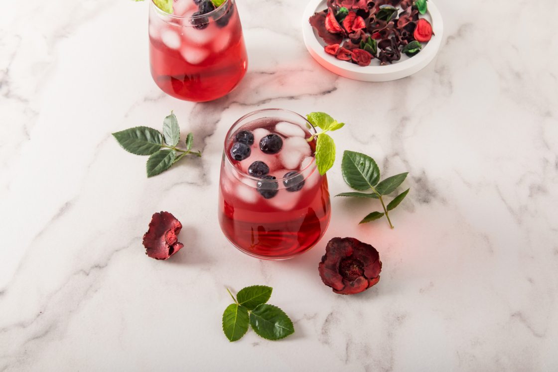 Berry mocktail
